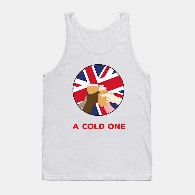 A Cold One United Kingdom Beer Tank Top by DiegoCarvalho